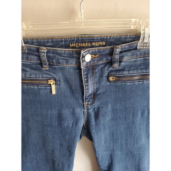 Size 8 Michael Kors Skinny Jeans Stretch Denim - Picture 3 of 8